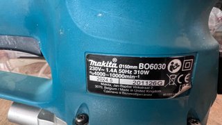 Makita BO6030 Lijadora Orbital 150mm (6”)