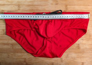 Bañador slip hombre rojo talla M