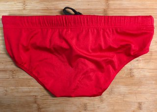 Bañador slip hombre rojo talla M