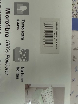 Juego Sábanas Microfibra 3 Piezas