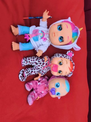 Llorones Bebés Muñecas con Música y Lágrimas