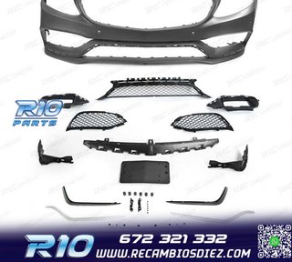 PARAGOLPES DELANTERO MERCEDES C W205 14-18 LOOK AMG C63 PLAT
