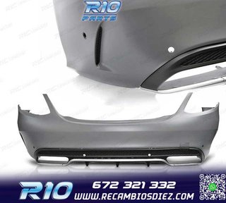 PARAGOLPES TRASERO MERCEDES CLASE C W205 14-18 LOOK AMG C63