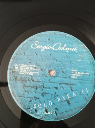 Vinilo Sergio Dalma - Solo Para Ti