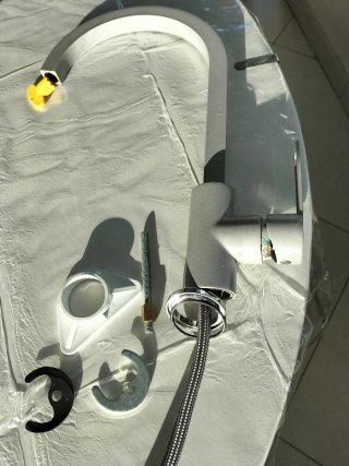 Miscelatore Elleci Granitek Grigio