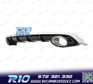 DIFUSOR AUDI A6 4G 11-14 LOOK RS + COLAS DE ESCAPE