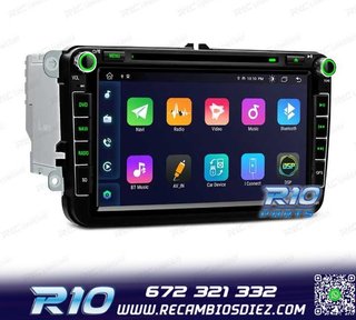 RADIO GPS ANDROID 14 PARA VOLKSWAGEN VW GOLF POLO PASSAT CAD