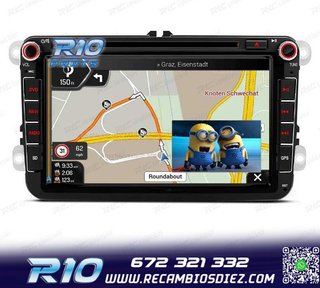 RADIO GPS ANDROID 14 PARA VOLKSWAGEN VW GOLF POLO PASSAT CAD