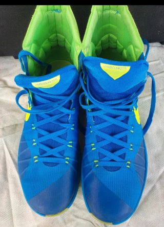 Nike Hyperdunk 8 Scarpe Basket Blu/Verde RARE