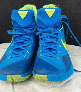 Nike Hyperdunk 8 Scarpe Basket Blu/Verde RARE