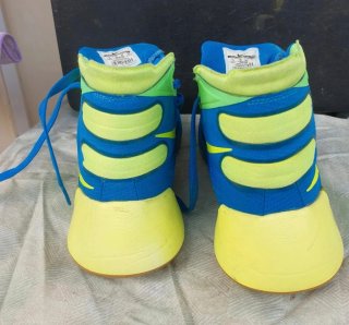 Nike Hyperdunk 8 Scarpe Basket Blu/Verde RARE