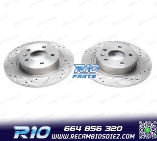 DISCOS DE FRENO PARA NISSAN PERFORADOS RANURADOS