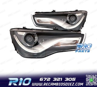 FAROS XENON AUDI A1 10-14 DRL NEGROS