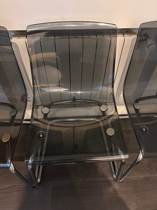 Set di 3 sedie Tobias Ikea trasparenti URGENTE