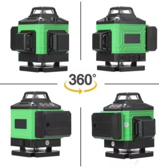 NIVEL LASER 4D DE 16 LINEAS CON TRÍPODE