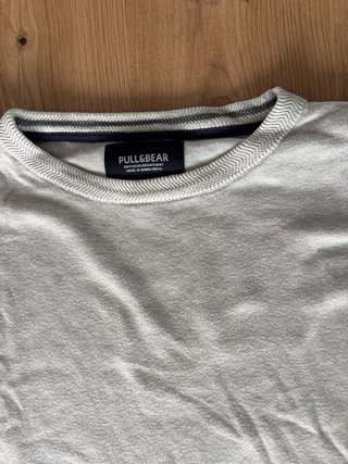 Jersey Pull&Bear gris claro M