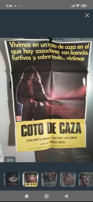 4 Carteles Originales Cine: Elvira, Anaconda, Coto