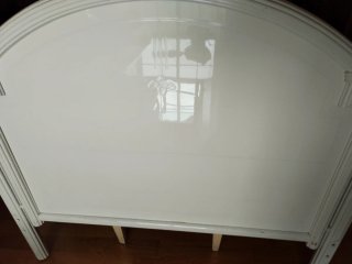 Cabecero blanco cama 90