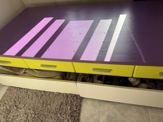 Estructura cama madera resistente