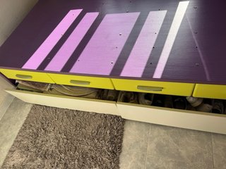 Estructura cama madera resistente