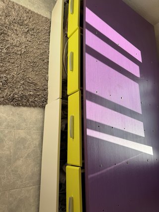 Estructura cama madera resistente