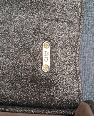 Borsa Dolce & Gabbana glitter oro e nero