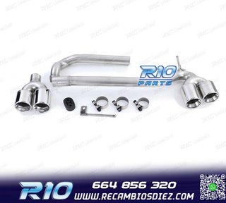 KIT ESCAPE CON COLAS BMW F10 F11 F12 F13 LOOK M PERFORMANCE