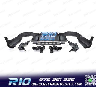 DIFUSOR MERCEDES GLC X253 15-18 LOOK AMG GLC63 PDC + COLAS E