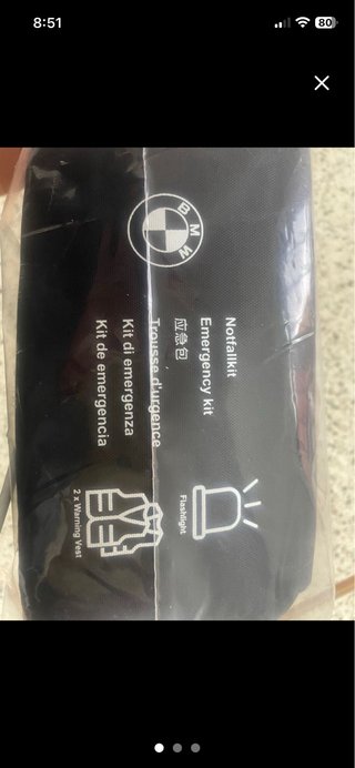 Kit de emergencia BMW Chaleco y Luz V16