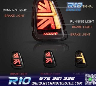 PILOTOS LED MINI COOPER R56 R57 07-13 ROJO