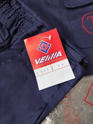 Traje de trabajo Velilla azul Talla L