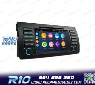 RADIO GPS ANDROID 12 QUAD CORE BMW X5 E53 99-06