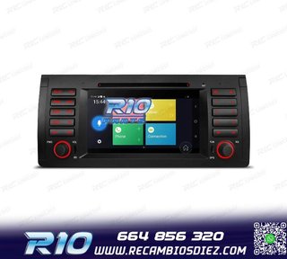 RADIO GPS ANDROID 12 QUAD CORE BMW X5 E53 99-06