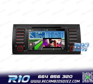 RADIO GPS ANDROID 12 QUAD CORE BMW X5 E53 99-06