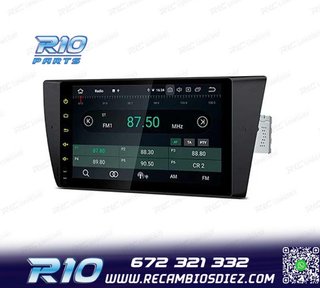 RADIO GPS ANDROID 14 BMW E90 E91 E92 E93 PANTALLA 9" TACTIL