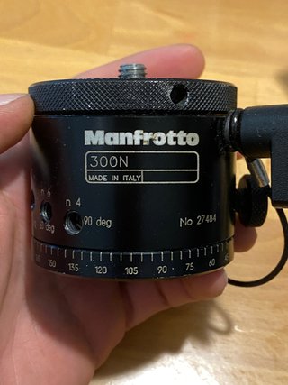 Rótula Manfrotto Estereográfica