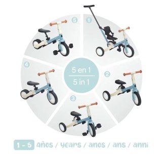 Bicicleta Triciclo Evolutivo 5 en 1- Olmitos.
