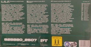 Gerador gasolina 800w Parkside - novo