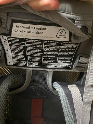 Mochila Montaña Porta Bebés Deuter