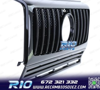 PARRILLA MERCEDES CLASE G W463 90-18 LOOK AMG NEGRO BRILLO