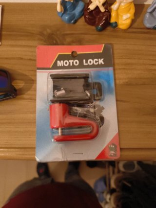 Pinza antirrobo moto