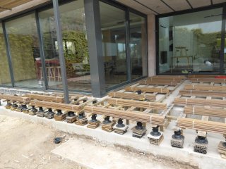 Tarima de madera exterior