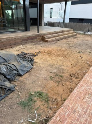 Tarima de madera exterior