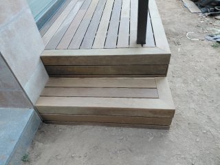 Tarima de madera exterior