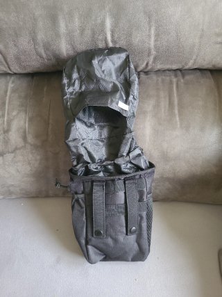 Bolsa técnica abierta negra