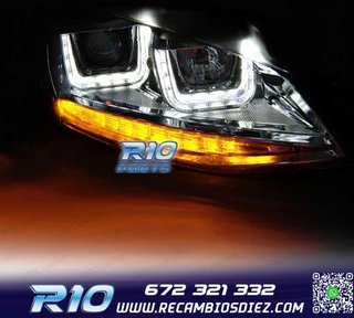 FAROS VOLKSWAGEN VW GOLF 7 12-17 LOOK GTI LED LUZ DIURNA