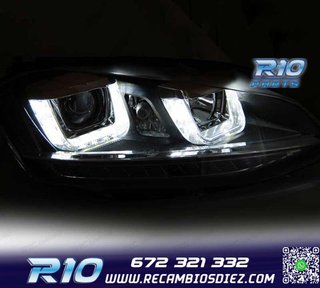 FAROS VOLKSWAGEN VW GOLF 7 12-17 LOOK GTI LED LUZ DIURNA