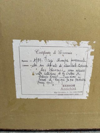 Stampa Les Chasseurs 1786 Palais Royale