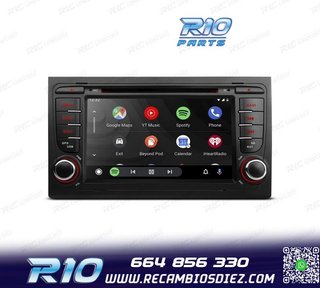 RADIO GPS ANDROID 12 AUDI A4 B6 B7 00-08 SEAT EXEO 08-12 OCT