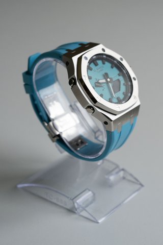 Reloj G-Shock Acero Esfera Azul Hielo
